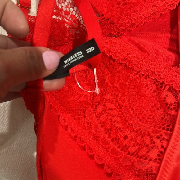 ❤️Aerie Real Power Wireless Push Up Paisley Lace Bra - Picture 7 of 9